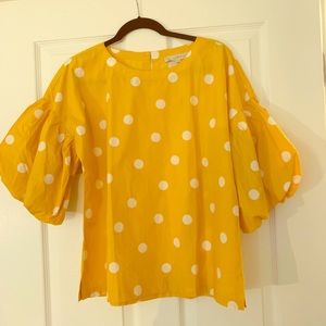 LOFT bubble sleeve blouse